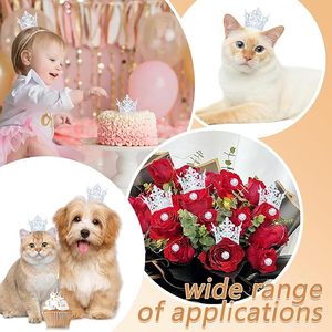 Mini corona de aleación exquisita JOYWOOD, Material de decoración Floral, tocado de pasarela <span class=keywords><strong>para</strong></span> niños, decoración de <span class=keywords><strong>cumpleaños</strong></span>, corona <span class=keywords><strong>para</strong></span> meñique - Product Image 3