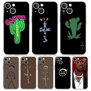 Étui de téléphone transparent de luxe <span class=keywords><strong>Astroworld</strong></span> Travis Scott pour iPhone 15 16 14 13 12 11 17 Pro Max XS XR SE 7 8 Plus, coque antichoc - Product Image 1