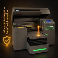 Impresora UV Plana A3 para Vendedores de Etsy, Posicionamiento Visual, Altura Automática, Impresión Directa desde Escritorio, Personalización de Carcasas de Teléfono, Sin Contrato de Subtrabajadores