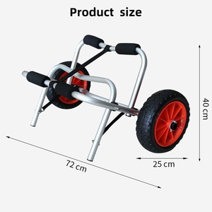 Carrito para Kayak y Paddleboard, Remolque Móvil de Aluminio para Kayak, Bote de Asalto y Bote de Pesca - Product Image 3