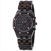 Montre en bois pour homme Gshock avec fonction chronographe, montres en bois en gros