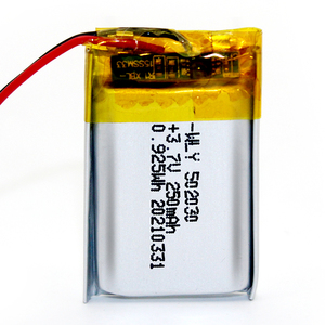 Hiệu suất cao 250mAh pin có thể sạc lại Polymer Lithium Ion di động cho thiết bị điện tử khác nhau và các dự án tự làm - Product Image 5