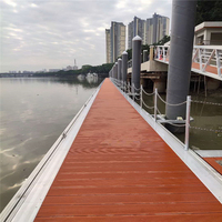 Nouveau modèle de ponton en aluminium, fabrication en usine, quai de haute qualité, magnifique ponton flottant