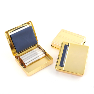 Gerui metal manual DIY hand easy automatic cigarette make weeding rolling box tobacco rolling machine