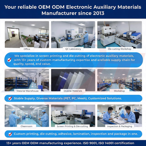 Autocollant personnalisé pour panneau de commande à membrane avec fenêtre d'affichage en PET PC pour bouton numérique de verrouillage par mot de passe, auto-adhésif - Product Image 3