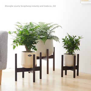 Support <span class=keywords><strong>de</strong></span> plantes sur pied en forme <span class=keywords><strong>de</strong></span> croix nordique avec étagère <span class=keywords><strong>de</strong></span> rangement pour balcon et salon, design moderne et simple, pour plantes vertes - Product Image 3