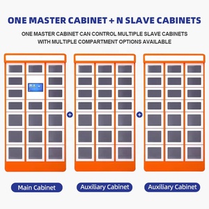 <span class=keywords><strong>Casier</strong></span> intelligent en acier avec chauffage et désinfection à température constante, armoire de stockage et de livraison en libre-service pour plats à emporter - Product Image 4