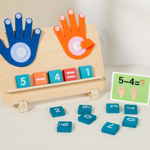 Juguete Educativo de Matemáticas CE CPC, <span class=keywords><strong>Juego</strong></span> de Contar con los Dedos, Suma y Resta, Juguete de Aprendizaje para el Desarrollo Intelectual de Niños - Product Image 5