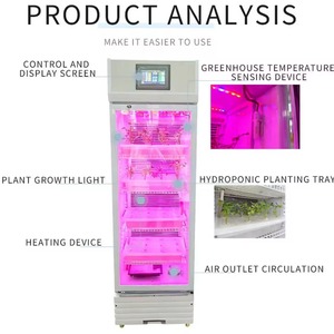 Système de culture hydroponique verticale numérique compact, intelligent, automatique, sans sol, avec WiFi, pour la culture de légumes en intérieur - Product Image 6