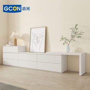 Armario de TV flotante, soporte de televisión de madera montado en la pared, <span class=keywords><strong>muebles</strong></span> de sala de estar <span class=keywords><strong>para</strong></span> Hotel y Casa, 2022 - Product Image 3