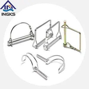 O D forma acciaio al carbonio nero acciaio inossidabile Linch Wire Lock Pin Round Square Wire vari perni di chiusura di sicurezza