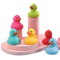 Jouets de bain en caoutchouc personnalisés uniques pour bébés, motifs amusants pour la baignoire, pour enfants et tout-petits, en vrac, mini, petits, en plastique, avec logo en vinyle