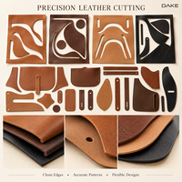 Machine de découpe de cuir à couteau oscillant CNC DAKE pour cuir véritable, cuir PU et cuir synthétique