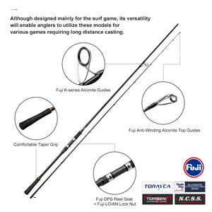 NOEBY <span class=keywords><strong>Canne</strong></span> à pêche côtière Graphite IM8 Carbon Surf Spinning Rod - Product Image 6