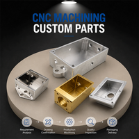 Pièces en POM PEEK fabriquées en métal, prototypage rapide CNC, pièces en métal anodisé noir, kit métallique, services de fraisage CNC