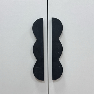 Poignée de porte et de tiroir en marbre travertin beige Calacatta Viola vintage de luxe, à motif festonné, pour utilisation dans les armoires, décoration intérieure - Product Image 5