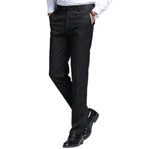 Hot Sell 2023 Spring and Summer Men's Business Men's <b>Trousers</b> <b>Black</b> Slim Men's <b>Trousers</b> - Product Image 1