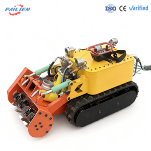 Robot de dragage télécommandé en acier inoxydable 304, portée 500 m, profondeur 10 m, chenillard submersible pour <span class=keywords><strong>rivières</strong></span> et fosses septiques - Product Image 5