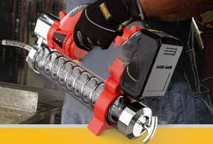 Factory Direct Sales Powered Excavator Digital Electric 24V Cordless Grease Gun <b>Pump</b> Power Tool Lithium <b>Battery</b> 12000 PSI Free S - Product Image 3