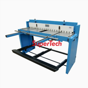 Machine <span class=keywords><strong>à</strong></span> cisailler les tôles en métal Supertech Q01 <span class=keywords><strong>à</strong></span> <span class=keywords><strong>levier</strong></span>/pédale - Coupe manuelle abordable de 2000 mm pour plaques d'acier et tôles - Product Image 2
