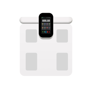 משקל חכם בעל 8 אלקטרודות ודיוק גבוה לירידה במשקל, מסנכרן נתונים לאפליקציות כושר באמצעות בלוטות' - Product Image 3