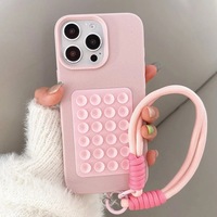 Coque de téléphone à ventouse motif cuir avec cordon pour iPhone 17 16 Air Pro Max – Offre Spéciale