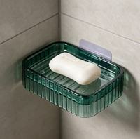 Support mural haut de gamme pour savon et engrais, boîte à savon de salle de bain, porte-savon sans perforation, étagère de rangement