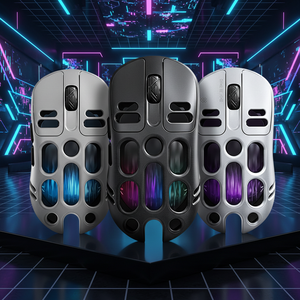 Ratón óptico inalámbrico para juegos HiCyber RGB retroiluminado para diestros - Product Image 1