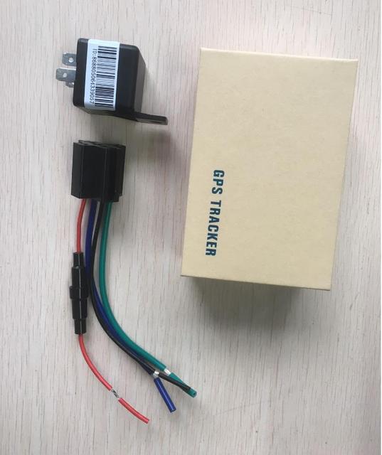 Car GPS Tracker With Relay Cut Off Fuel Vehicle Motorcycle Tracking Device Remote Control to Cut off Engine Power Free App