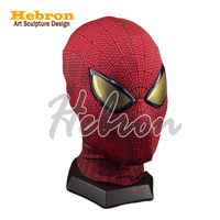 Topeng Halloween Amazing Spider-man yang Dapat Disesuaikan - Resin Fotosensitif 3D Kostum Cosplay Dewasa Unisex Karakter Film