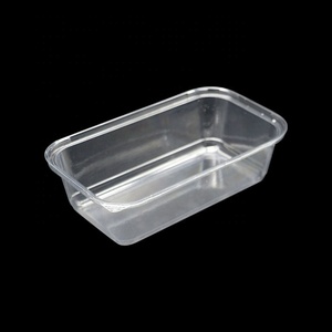 Disposable Packing Boxes PP Lunch Boxes Disposable Plastic Food Container with Lid