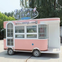 Nouvelle arrivée voiture électrique à quatre roues petit déjeuner mobile manger voiture-restaurant multifonctionnelle rapide et pratique pour les ventes