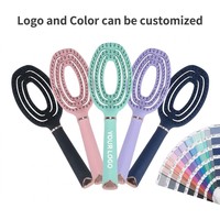 Brosse à cheveux démêlante antistatique en plastique avec coussin d'air, pour massage du cuir chevelu, vente en gros, pour salon et usage domestique, logo personnalisé
