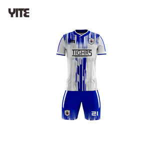 <span class=keywords><strong>2022</strong></span>/<span class=keywords><strong>2023</strong></span> <span class=keywords><strong>nouveau</strong></span> Design de maillots de Football, Logo de Club imprimé, respirant, séchage rapide, t-shirt de Football personnalisé pour hommes - Product Image 2