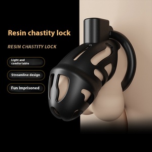 Männliche Keuschheit Lock Ring verdeckte Vogelkäfig Übung CB Penis Lock Adult Sexspielzeug für Abstinenz Dildos - Product Image 1