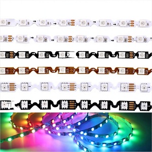 Tira de <span class=keywords><strong>LED</strong></span> Flexible de Neón WS2812B Tipo S, Color Mágico 5050, 6 mm de Ancho, Barra de Luz Desplazable a Todo Color, 5V 12V IP20 - Product Image 1