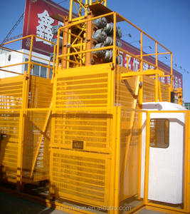 Kualitas Tinggi Ganda Kandang Kecil Konstruksi Kargo Lift Hoist Sc200/200 - Product Image 4