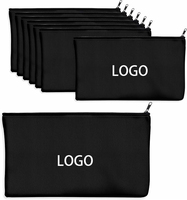 Bolsa de Mano Personalizada con Logotipo, Cartera Plegable, Bolsa de Algodón Personalizable para Mujer, para Maquillaje y Viajes