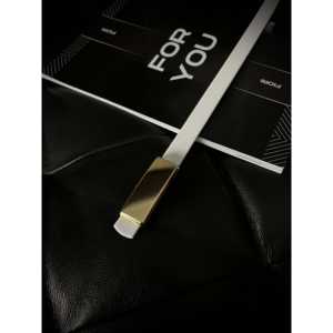 Cinturón Delgado para Mujer Fiori con Hebilla Rectangular, Estilo Casual, Acabado Plateado - Product Image 1