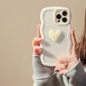 Funda de Teléfono con Líneas Onduladas de Corazón 3D para <span class=keywords><strong>iPhone</strong></span> 16, <span class=keywords><strong>iPhone</strong></span> 11, 12, 14, 13 Pro Max, 15 Plus, XR, X, XS Max, 7, 8, <span class=keywords><strong>SE2022</strong></span>, 2020, Funda Suave - Product Image 6