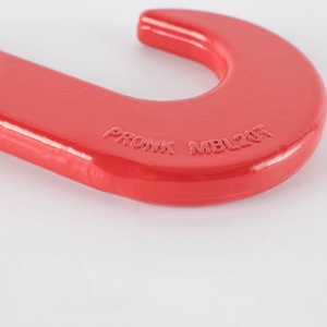 Crane Hook HK-42 Flat Hook Carbon Steel Ring Head Connect Use Safety Swivel Hook - Product Image 3