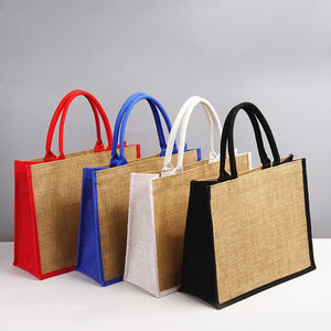 Bolsa <span class=keywords><strong>de</strong></span> Almuerzo Reutilizable Personalizable con Nombre o Logotipo, Bolsa <span class=keywords><strong>de</strong></span> Lona Natural <span class=keywords><strong>para</strong></span> Oficina y Escuela - Product Image 1