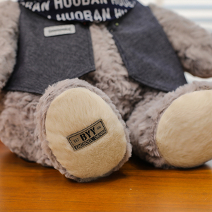 Peluche <span class=keywords><strong>Jack</strong></span> Bear - Jouet ours géant super doux et brodé, rembourrage en coton PP, cadeau pour bébé pour la chambre d'enfant, ODM/Vente en gros disponible - Product Image 4