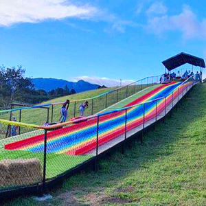 ألعاب تسلية للأطفال والبالغين بسعر رخيص ، منزلق لثلج جاف ملون للفصول الأربعة ، منزلق للساحة في الهواء الطلق - Product Image 1