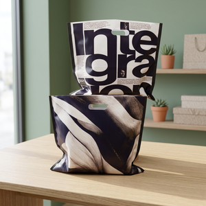 Durable <b>Foldable</b> Non Woven Grocery Carry <b>Bags</b> for Retail Shopping Supermarket Household Travel Market and Event Use Eco Friendly - Product Image 1