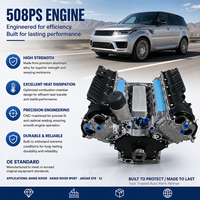 Moteur à essence 508PS 5.0L V8 suralimenté 375kW 625Nm pour XF/XJ/F-Type/Discovery 5 OEM Reconditionné Garantie 12 mois