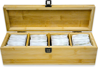 Nouveau produit, petite boîte à thé, différents styles, boîte de rangement en bambou, emballage alimentaire, coffret cadeau pour thé, boîtes d'emballage