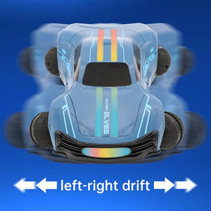 Offre Spéciale 2.4G 4WD haute lumière LED dérive colorée RC voiture pleine proportionnelle facile assemblage câble USB de charge pour jouer à l'examen - Product Image 2