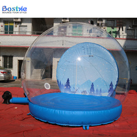 Tente gonflable à bulles en PVC transparent pour l'extérieur, tente à bulles en forme de dôme, maison gonflable à bulles pour le camping