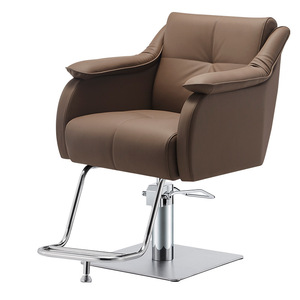 Modern European Commercial Portable Reclining <b>Barber</b> <b>Chair</b> Heavy Duty Hydraulic Pump Height Adjustable Metal Frame Gym Hotel - Product Image 4